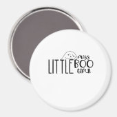 Kleine Miss Bootiful Retro-Klassiker Magnet (Vorderseite/Rückseite)