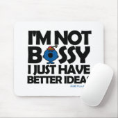 Kleine Miss Bossy hat bessere Ideen Mousepad (Mit Mouse)