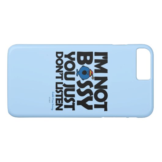 Kleine Miss Bossy hören Case-Mate iPhone Hülle (Rückseite (Horizontal))