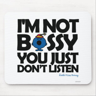Kleine Miss Bossy hören Mousepad