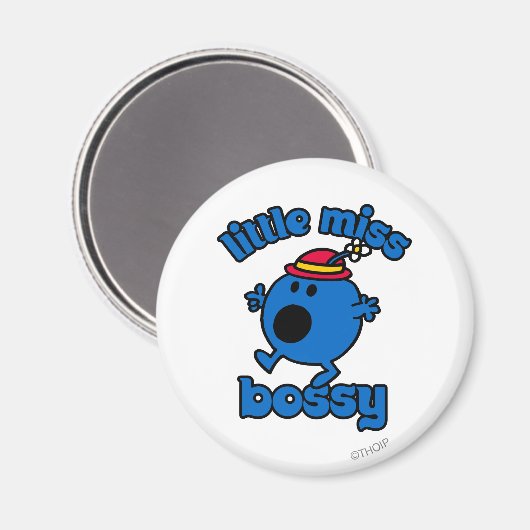 Kleine Miss Bossy unterwegs Magnet (Vorderseite/Rückseite)