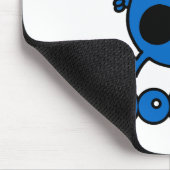 Kleine Miss Bossy unterwegs Mousepad (Ecke)