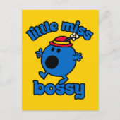 Kleine Miss Bossy unterwegs Postkarte (Vorderseite)
