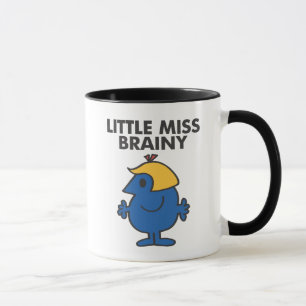 Kleine Miss Brainy Stehend Still Tasse