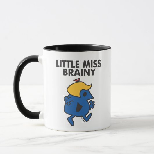 Kleine Miss Brainy unterwegs Tasse (Links)