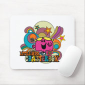 Kleine Miss Chatterbox & farbenfrohe Wirbel Mousepad (Mit Mouse)