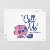 Kleine Miss Chatterbox Postkarte (Vorne/Hinten)