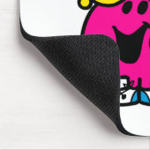 Kleine Miss Chatterbox und schwarzes Telefon Mousepad (Ecke)