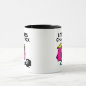 Kleine Miss Chatterbox und schwarzes Telefon Tasse (Zentrum)