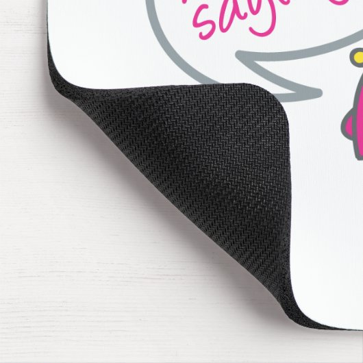 Kleine Miss Chatterbox und Telefon Mousepad (Ecke)