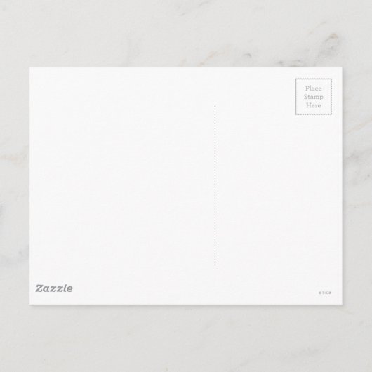 Kleine Miss Chatterbox verschüttet den ganzen Tee Postkarte (Rückseite)