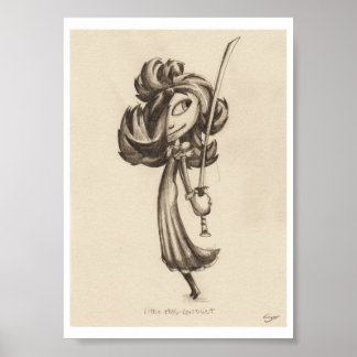 Kleine Miss-Conduct Print Poster