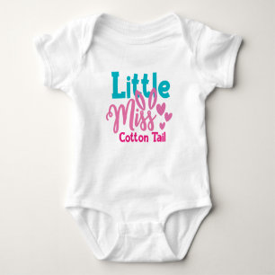 Kleine Miss Cotton Schwanz Niedlich Oaster Baby Gi Baby Strampler