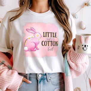 Kleine Miss Cotton Schwanz Pink Bunny Oaster T-Shirt