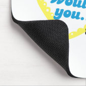 Kleine Miss Curious Valentine's Day Wish Mousepad (Ecke)