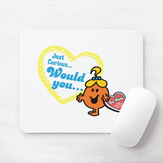 Kleine Miss Curious Valentine's Day Wish Mousepad (Mit Mouse)