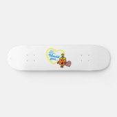 Kleine Miss Curious Valentine's Day Wish Skateboard (Horizontal)
