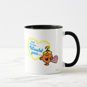 Kleine Miss Curious Valentine's Day Wish Tasse