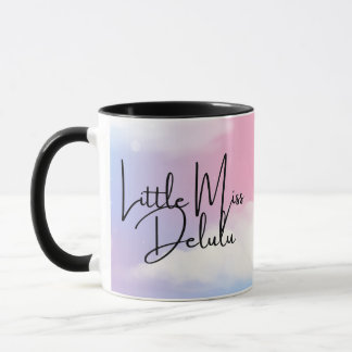 Kleine Miss Delulu Girly Pastel Pink Tasse