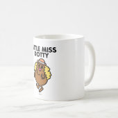 Kleine Miss Dotty Waving Kaffeetasse (VorderseiteRechts)