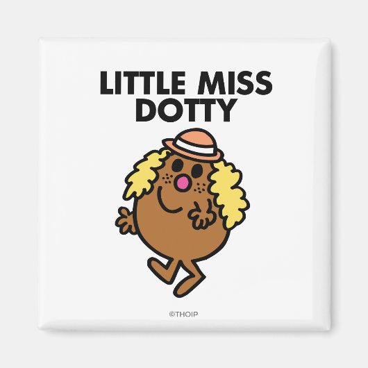 Kleine Miss Dotty Waving Magnet (Vorne)