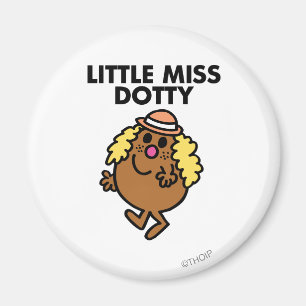 Kleine Miss Dotty Waving Magnet