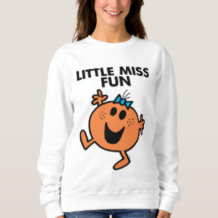 Kleine Miss Fun schwingt fröhlich Sweatshirt