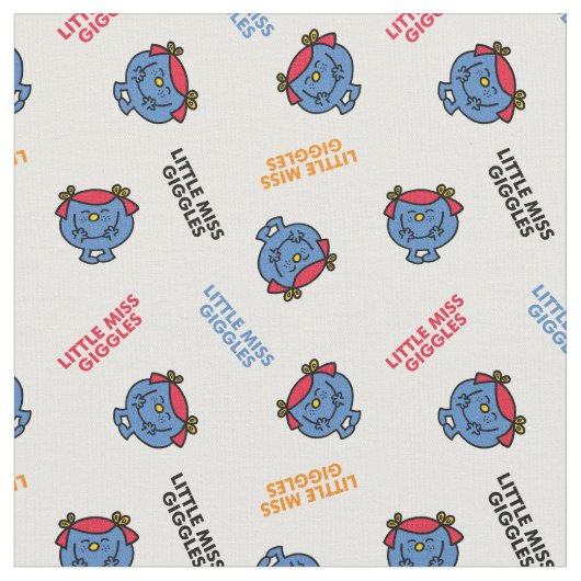 Kleine Miss Giggles | Muster Stoff (Nahaufnahme)