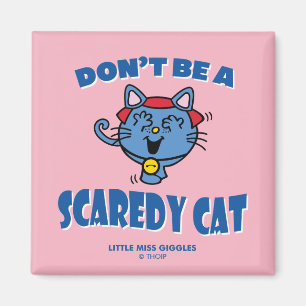 Kleine Miss Giggles Scaredy Cat Halloween Magnet