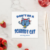 Kleine Miss Giggles Scaredy Cat Halloween Serviette (Beispiel)