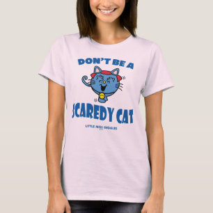 Kleine Miss Giggles Scaredy Cat Halloween T-Shirt