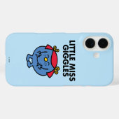 Kleine Miss Giggles | Schwarze Schrift Case-Mate iPhone Hülle (Rückseite (Horizontal))