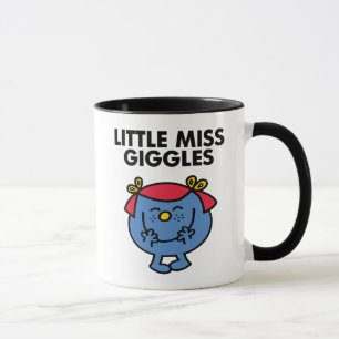 Kleine Miss Giggles   Schwarze Schrift Tasse
