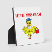 KLEINE MISS GLAM FOTOPLATTE (Vorderseite)