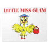 KLEINE MISS GLAM NOTIZBLOCK (Vorderseite)