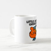 Kleine Miss Greedy leckt sich die Lippen Kaffeetasse (Vorderseite Links)