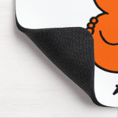 Kleine Miss Greedy leckt sich die Lippen Mousepad (Ecke)