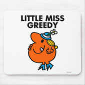 Kleine Miss Greedy leckt sich die Lippen Mousepad (Vorne)