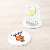 Kleine Miss Greedy leckt sich die Lippen Sandstein Untersetzer (Seite)