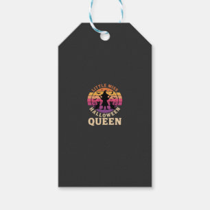 Kleine Miss Halloween Königin Hexe Katze Design_1 Geschenkanhänger