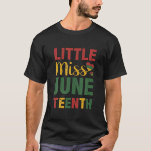 Kleine Miss Juneteenth feiert Amerikanerin T-Shirt