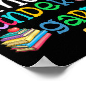 Kleine Miss Kindergarten für Kinder Mädchen Ck to  Poster (Ecke)