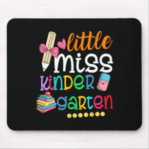 Kleine Miss Kindergarten für Kinder Mädchen zurück Mousepad