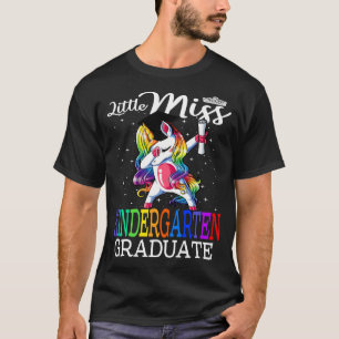 Kleine Miss Kindergarten Graduate Unicorn ver2 T-Shirt