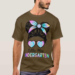 Kleine Miss Kindergarten Mädchen zurück zur Schule T-Shirt