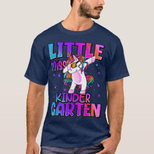Kleine Miss Kindergarten zurück zu Schulmädchen T-Shirt