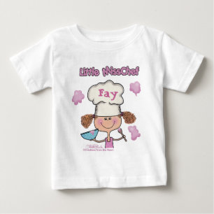 Kleine Miss Koch personalisieren Baby T-shirt