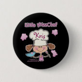Kleine Miss Koch personalisieren Button (Vorderseite)