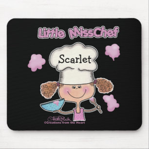 Kleine Miss Koch personalisieren Mousepad