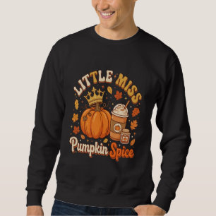 kleine Miss Kürbis Sweatshirt